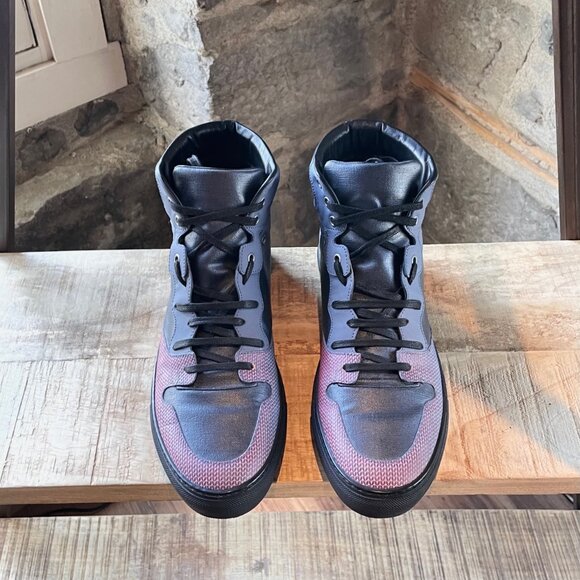 Balenciaga Multifabric Colourblock Coated High-Top Sneakers - Picture 2 of 9